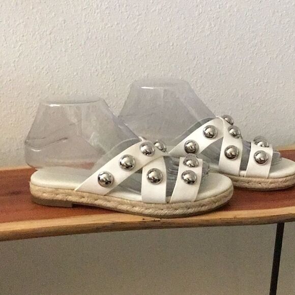 Marc Fisher Prisca Ball Studded Espadrille 6 - Picture 7 of 11